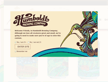 Tablet Screenshot of humboldtbrewingco.com